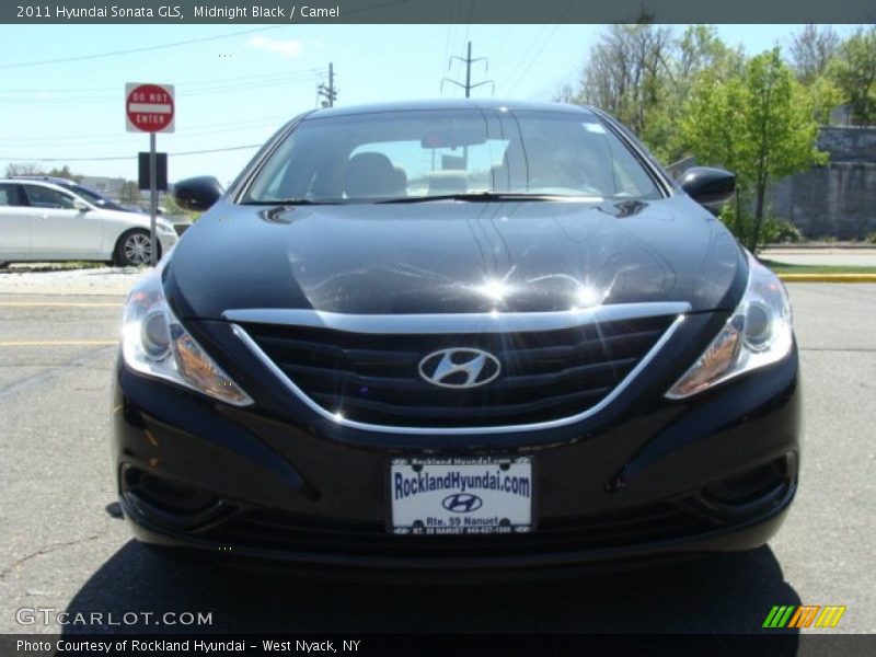 Midnight Black / Camel 2011 Hyundai Sonata GLS
