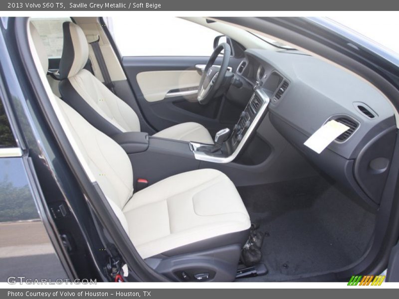 Saville Grey Metallic / Soft Beige 2013 Volvo S60 T5