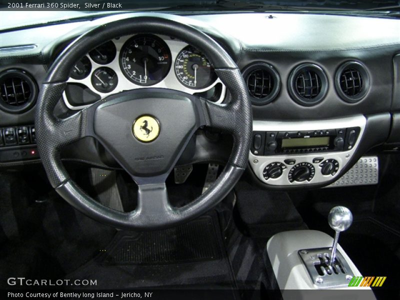 Silver / Black 2001 Ferrari 360 Spider