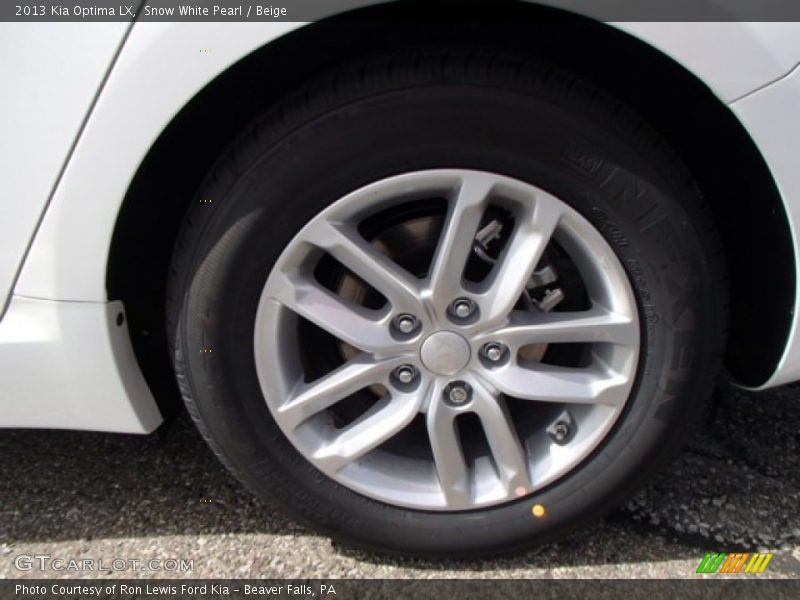 Snow White Pearl / Beige 2013 Kia Optima LX