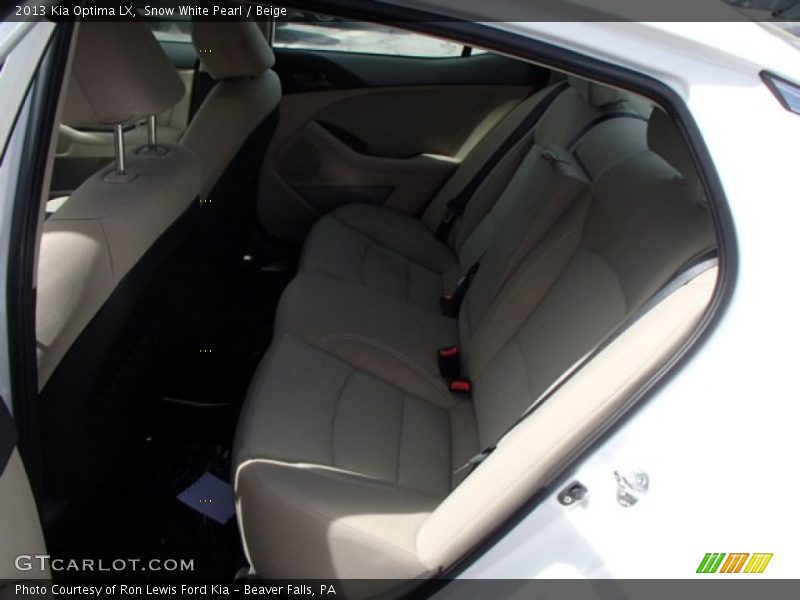 Snow White Pearl / Beige 2013 Kia Optima LX