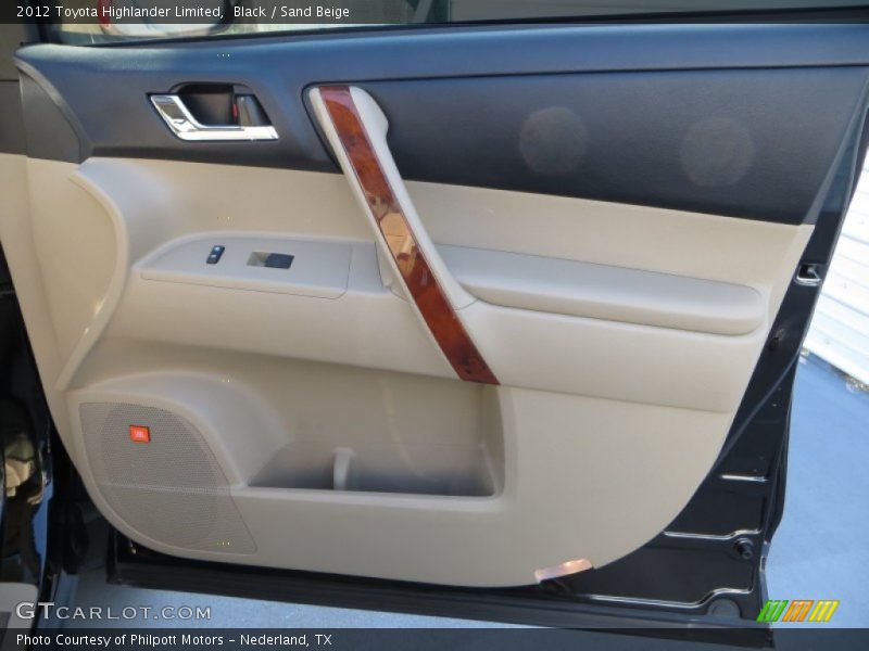Black / Sand Beige 2012 Toyota Highlander Limited