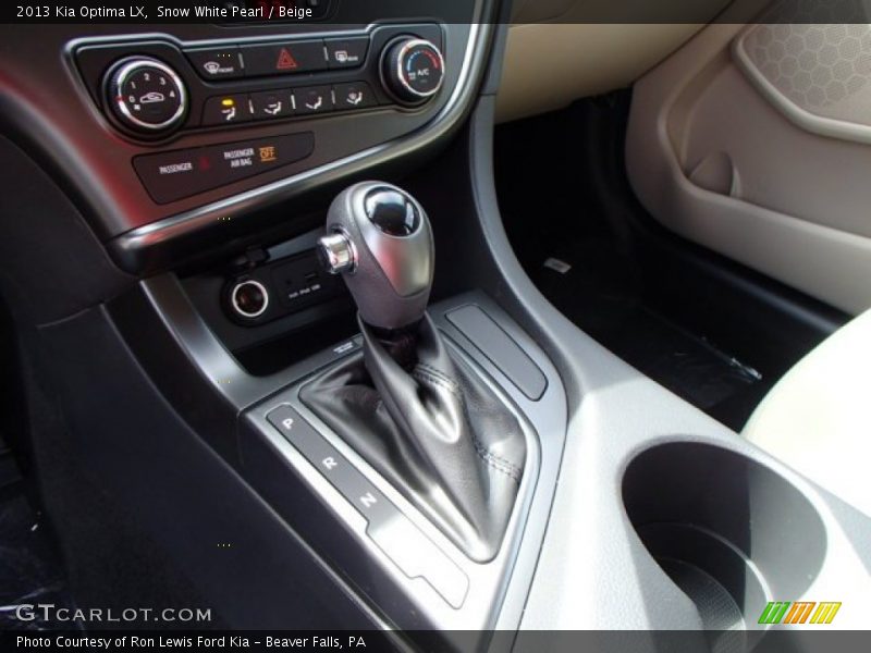 Snow White Pearl / Beige 2013 Kia Optima LX