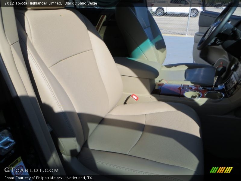 Black / Sand Beige 2012 Toyota Highlander Limited