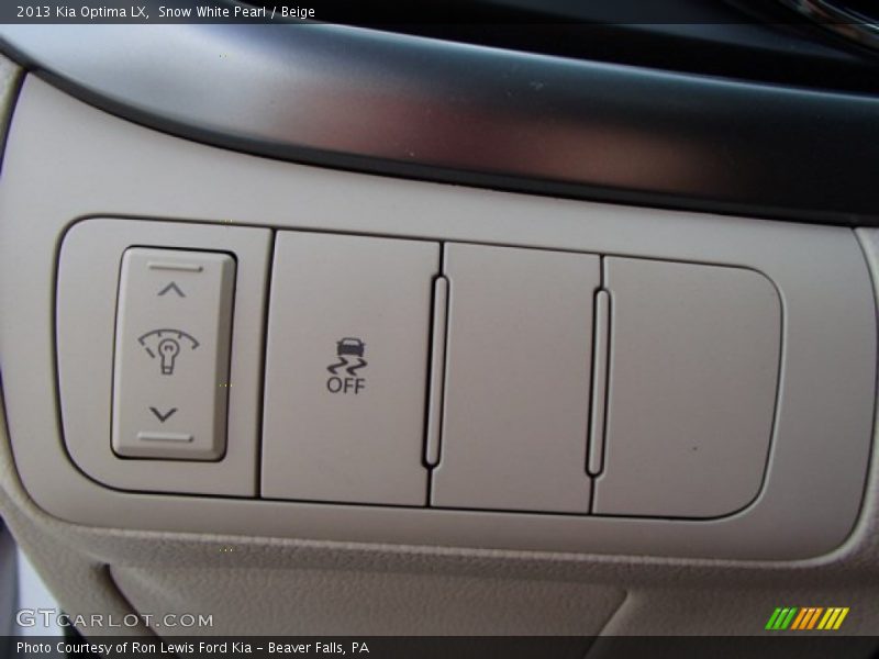 Snow White Pearl / Beige 2013 Kia Optima LX