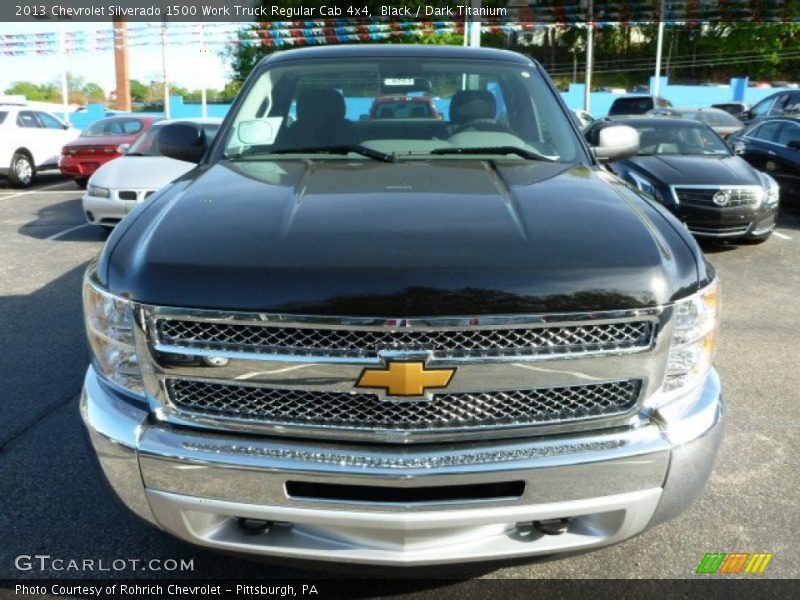 Black / Dark Titanium 2013 Chevrolet Silverado 1500 Work Truck Regular Cab 4x4
