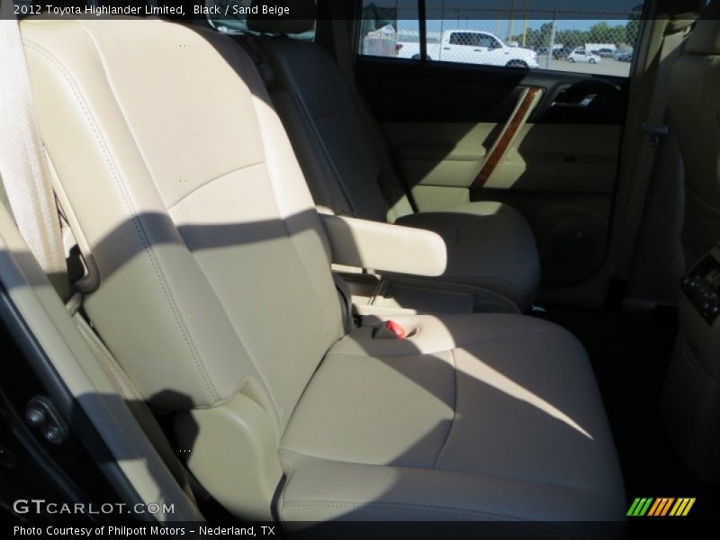 Black / Sand Beige 2012 Toyota Highlander Limited