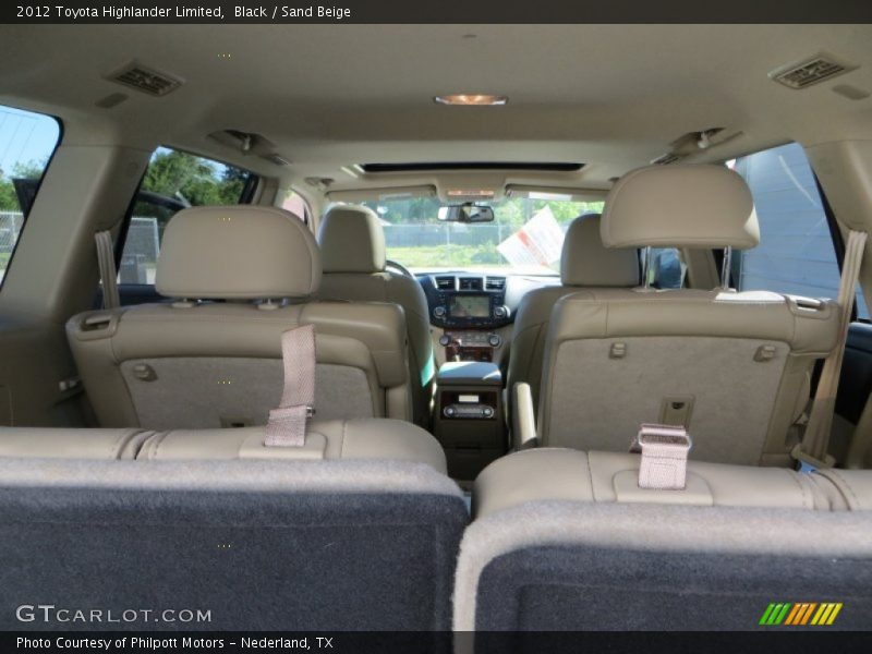 Black / Sand Beige 2012 Toyota Highlander Limited