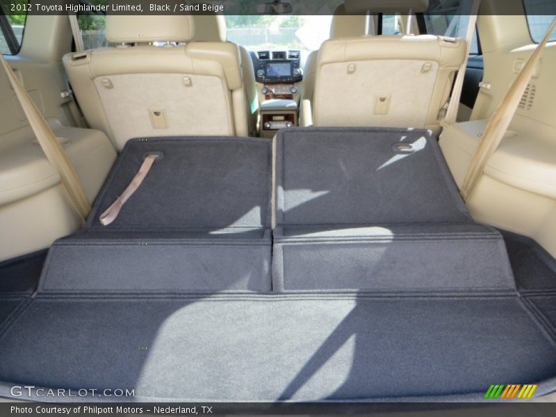 Black / Sand Beige 2012 Toyota Highlander Limited