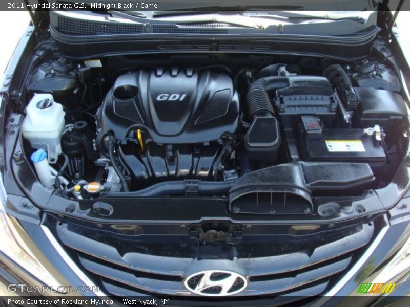 Midnight Black / Camel 2011 Hyundai Sonata GLS