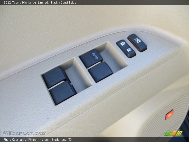 Black / Sand Beige 2012 Toyota Highlander Limited