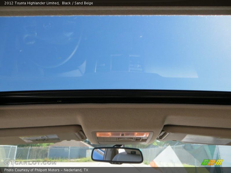 Black / Sand Beige 2012 Toyota Highlander Limited