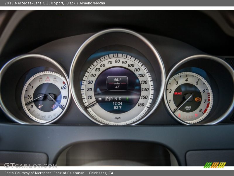 Black / Almond/Mocha 2013 Mercedes-Benz C 250 Sport