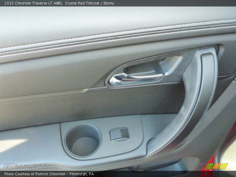 Crystal Red Tintcoat / Ebony 2013 Chevrolet Traverse LT AWD