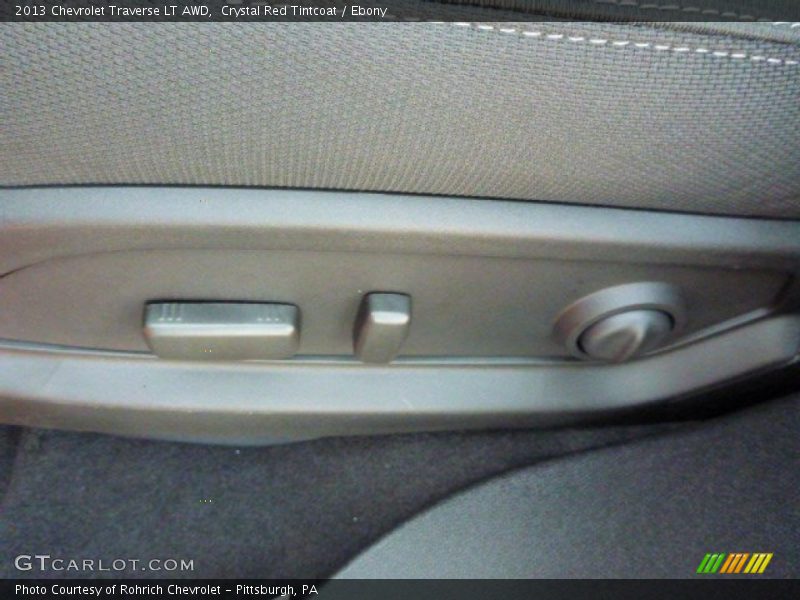 Crystal Red Tintcoat / Ebony 2013 Chevrolet Traverse LT AWD