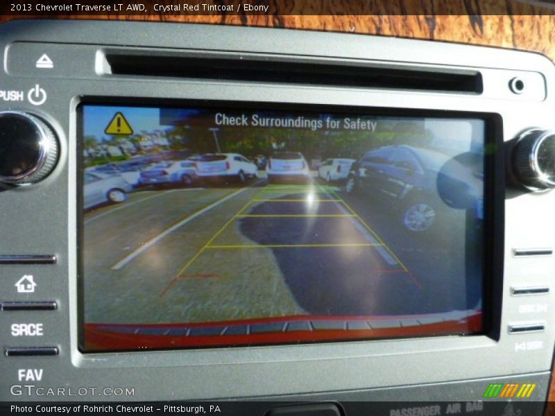 Crystal Red Tintcoat / Ebony 2013 Chevrolet Traverse LT AWD