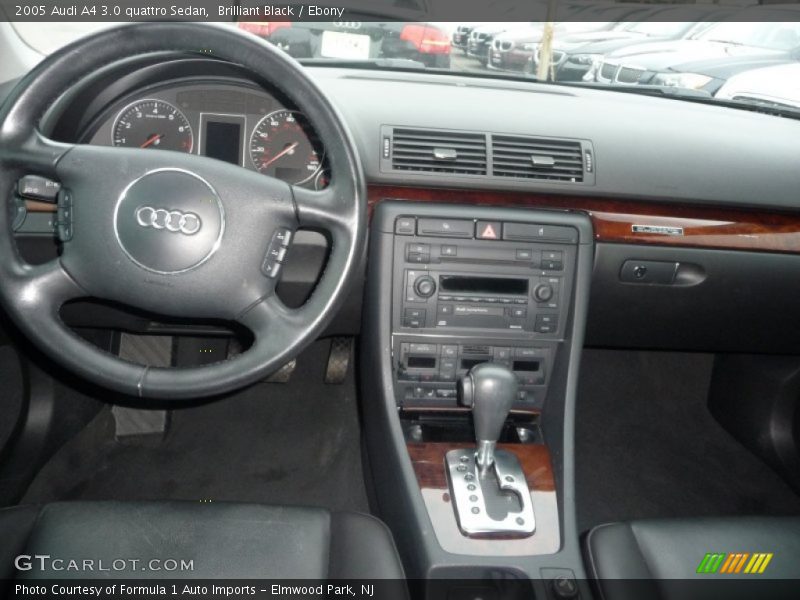 Brilliant Black / Ebony 2005 Audi A4 3.0 quattro Sedan