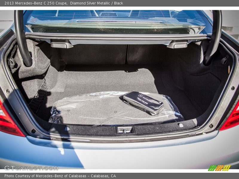 Diamond Silver Metallic / Black 2013 Mercedes-Benz C 250 Coupe