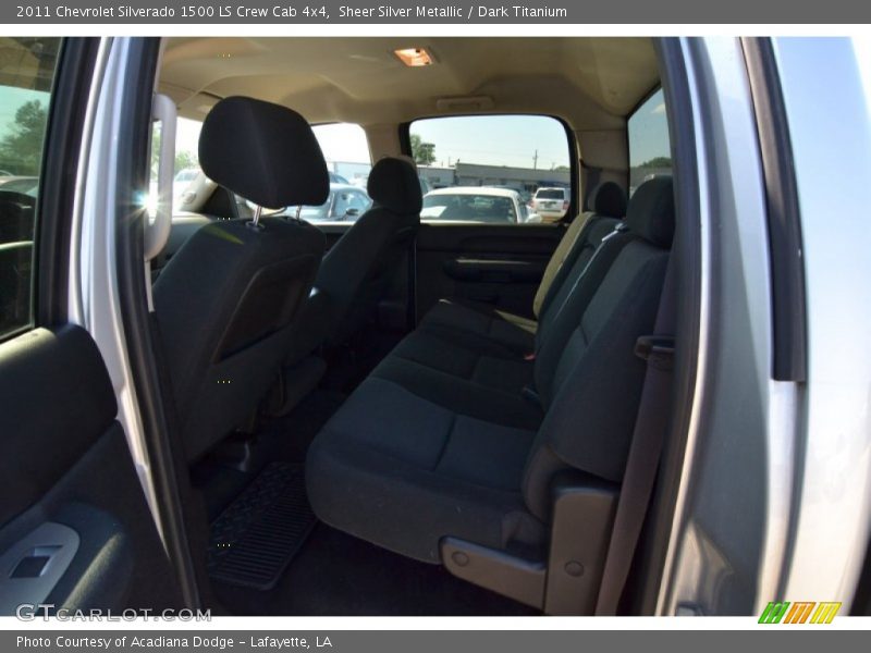 Sheer Silver Metallic / Dark Titanium 2011 Chevrolet Silverado 1500 LS Crew Cab 4x4