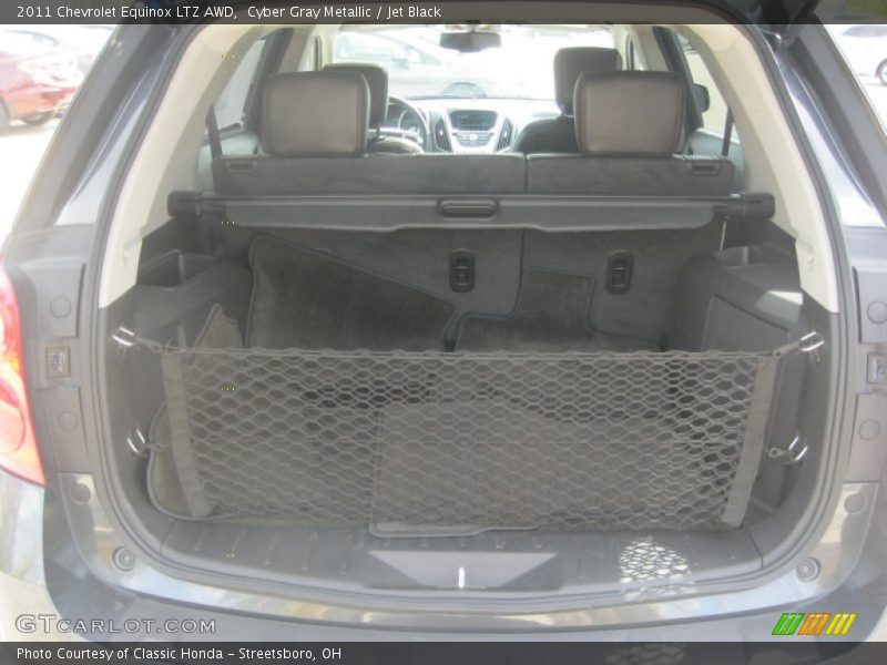 Cyber Gray Metallic / Jet Black 2011 Chevrolet Equinox LTZ AWD