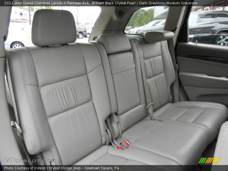 Rear Seat of 2011 Grand Cherokee Laredo X Package 4x4