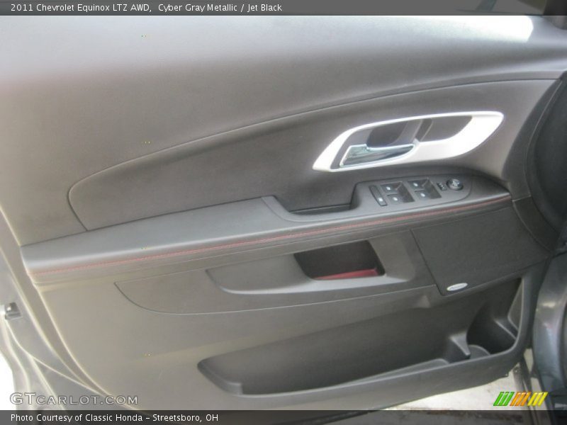 Cyber Gray Metallic / Jet Black 2011 Chevrolet Equinox LTZ AWD