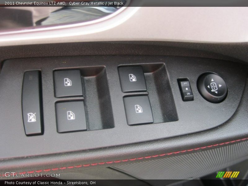 Cyber Gray Metallic / Jet Black 2011 Chevrolet Equinox LTZ AWD