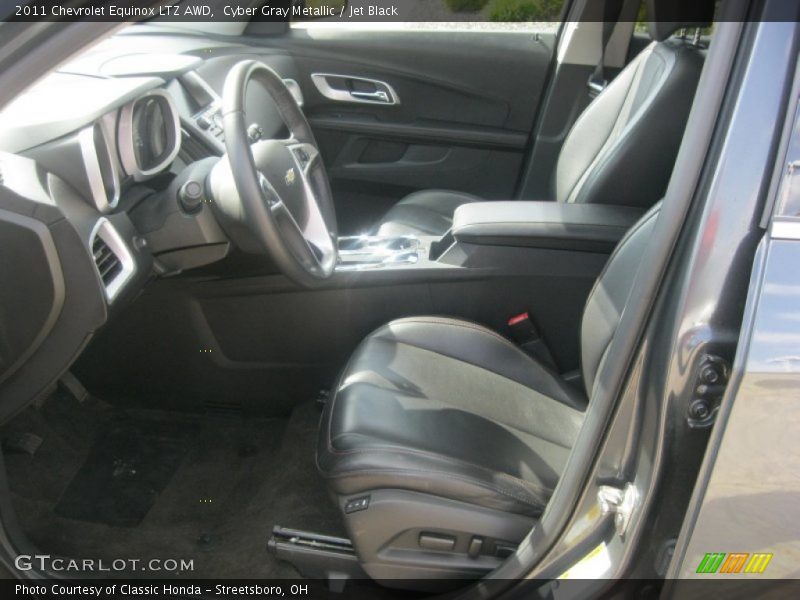 Cyber Gray Metallic / Jet Black 2011 Chevrolet Equinox LTZ AWD