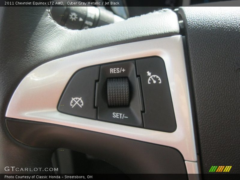 Cyber Gray Metallic / Jet Black 2011 Chevrolet Equinox LTZ AWD
