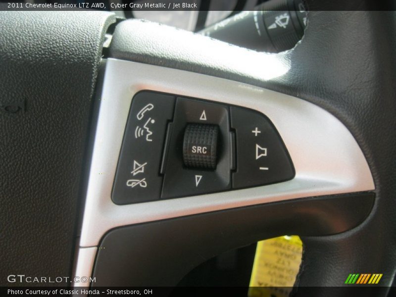 Cyber Gray Metallic / Jet Black 2011 Chevrolet Equinox LTZ AWD