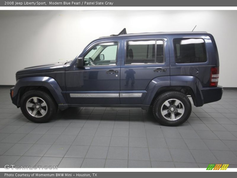 Modern Blue Pearl / Pastel Slate Gray 2008 Jeep Liberty Sport
