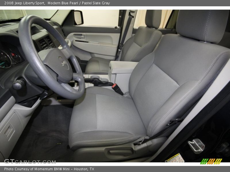 Modern Blue Pearl / Pastel Slate Gray 2008 Jeep Liberty Sport