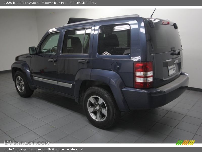 Modern Blue Pearl / Pastel Slate Gray 2008 Jeep Liberty Sport
