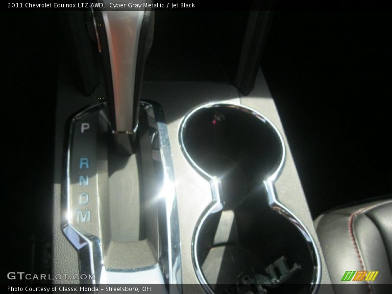 Cyber Gray Metallic / Jet Black 2011 Chevrolet Equinox LTZ AWD