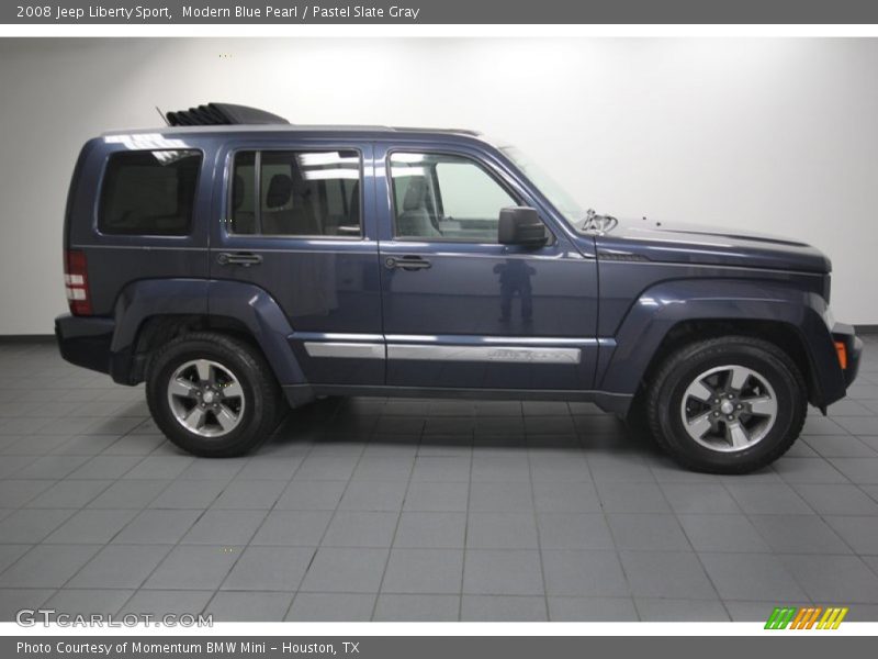 Modern Blue Pearl / Pastel Slate Gray 2008 Jeep Liberty Sport