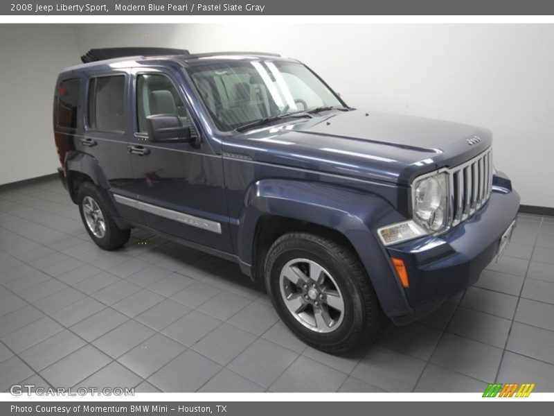 Modern Blue Pearl / Pastel Slate Gray 2008 Jeep Liberty Sport