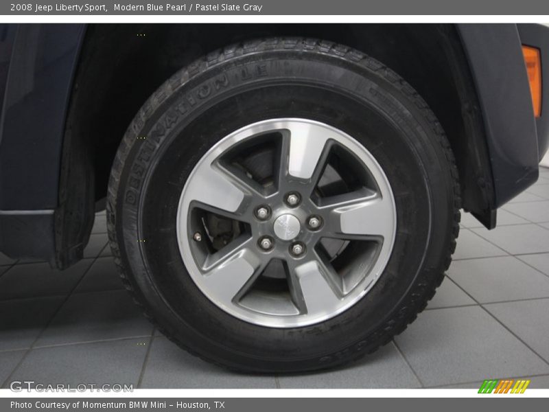Modern Blue Pearl / Pastel Slate Gray 2008 Jeep Liberty Sport