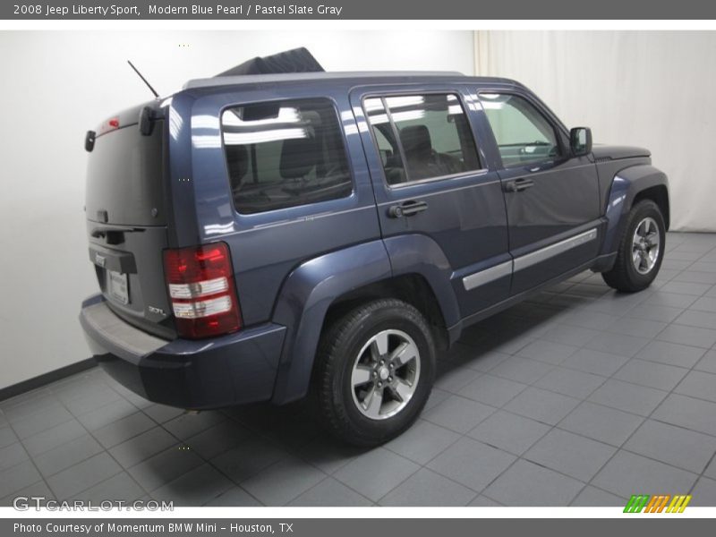Modern Blue Pearl / Pastel Slate Gray 2008 Jeep Liberty Sport