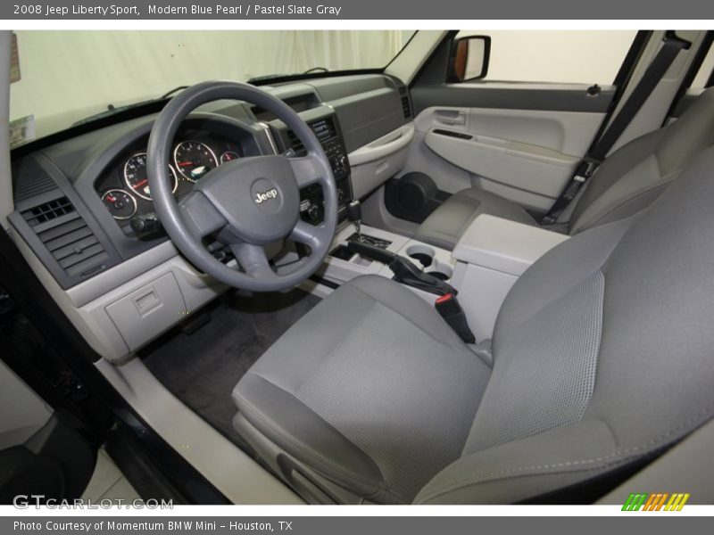 Modern Blue Pearl / Pastel Slate Gray 2008 Jeep Liberty Sport