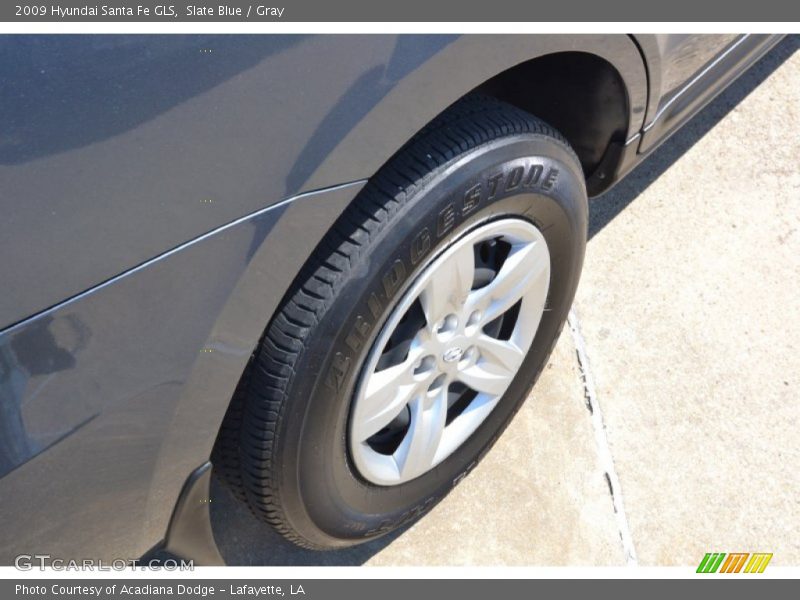 Slate Blue / Gray 2009 Hyundai Santa Fe GLS
