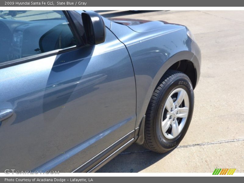 Slate Blue / Gray 2009 Hyundai Santa Fe GLS