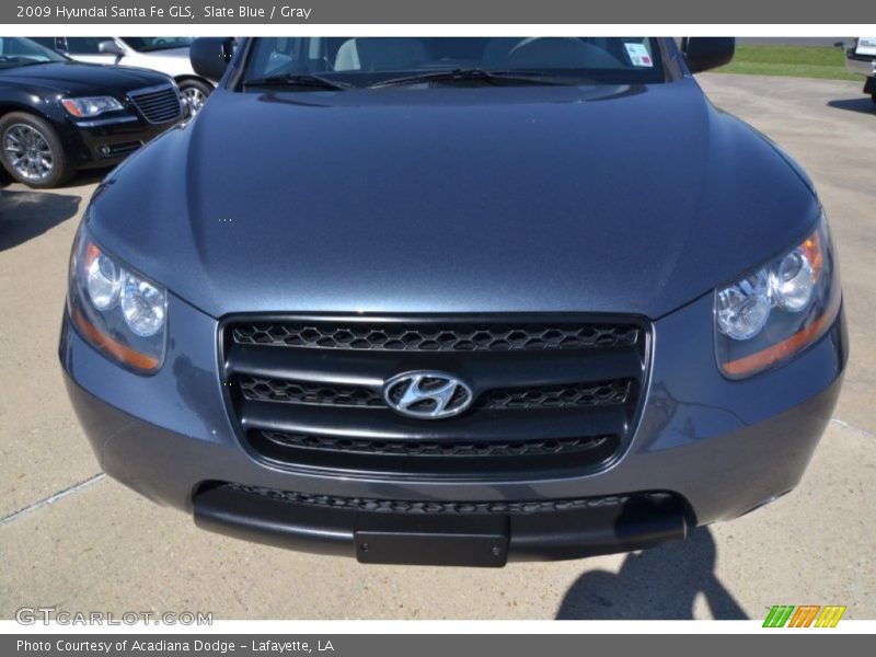 Slate Blue / Gray 2009 Hyundai Santa Fe GLS