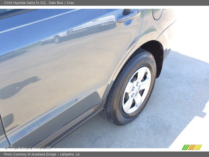 Slate Blue / Gray 2009 Hyundai Santa Fe GLS