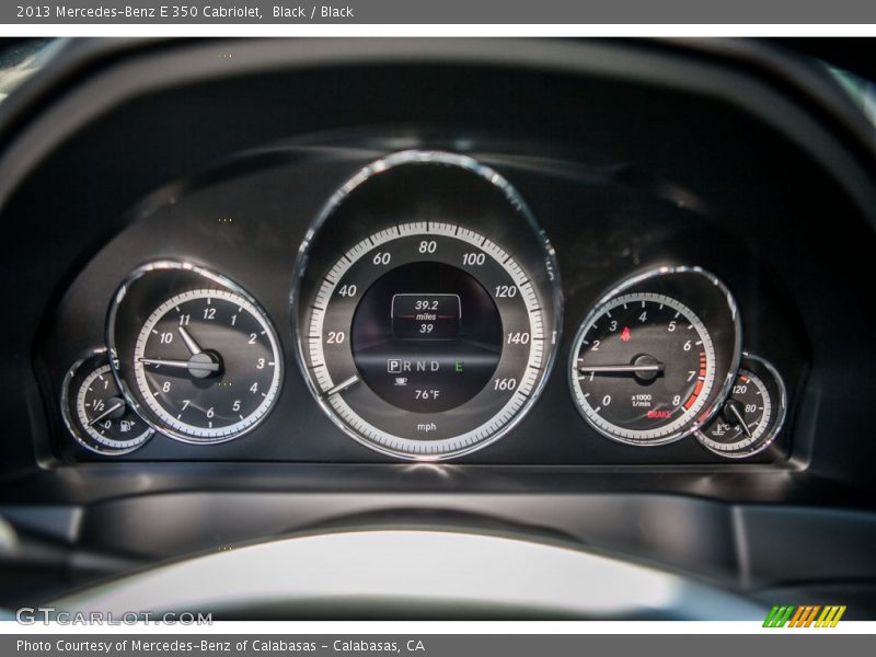 Black / Black 2013 Mercedes-Benz E 350 Cabriolet