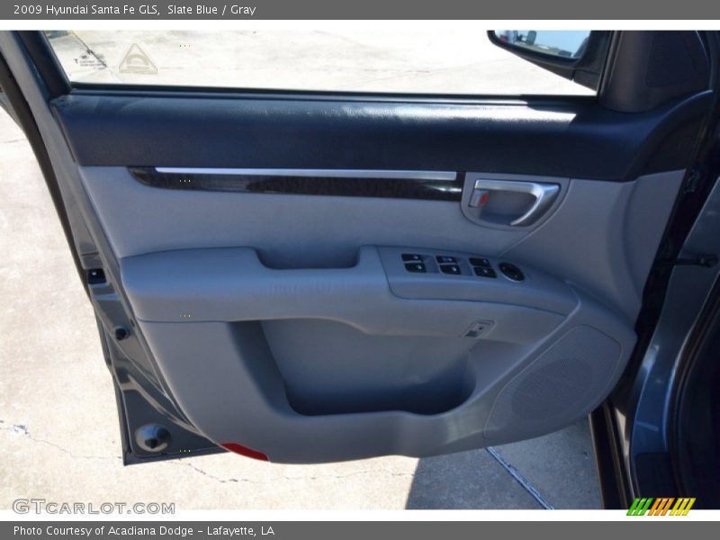 Slate Blue / Gray 2009 Hyundai Santa Fe GLS
