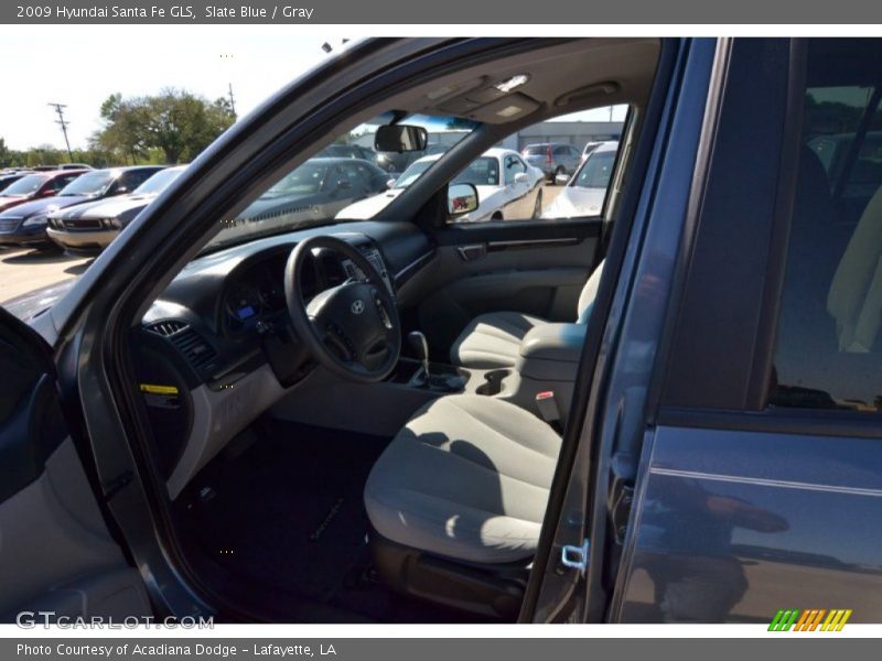 Slate Blue / Gray 2009 Hyundai Santa Fe GLS