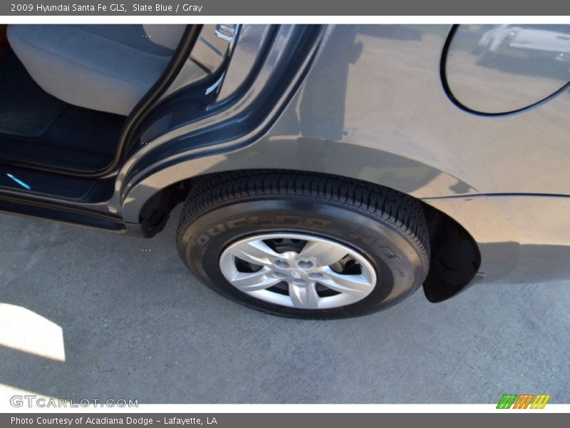 Slate Blue / Gray 2009 Hyundai Santa Fe GLS
