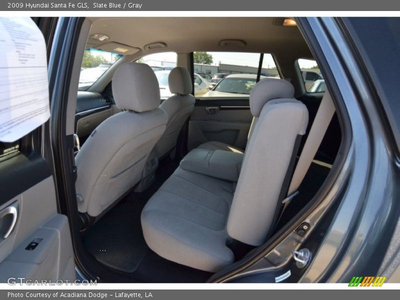 Slate Blue / Gray 2009 Hyundai Santa Fe GLS