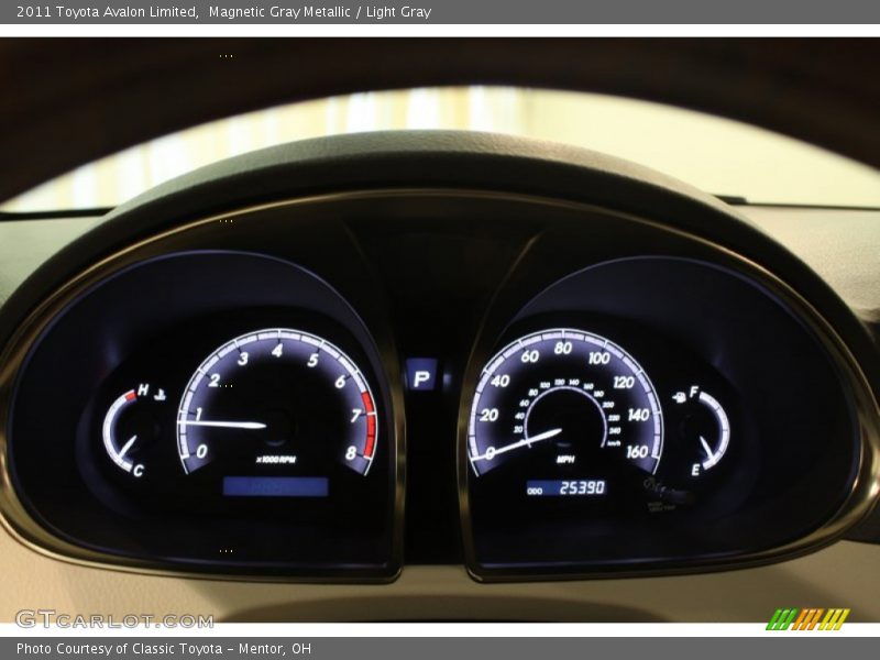Magnetic Gray Metallic / Light Gray 2011 Toyota Avalon Limited