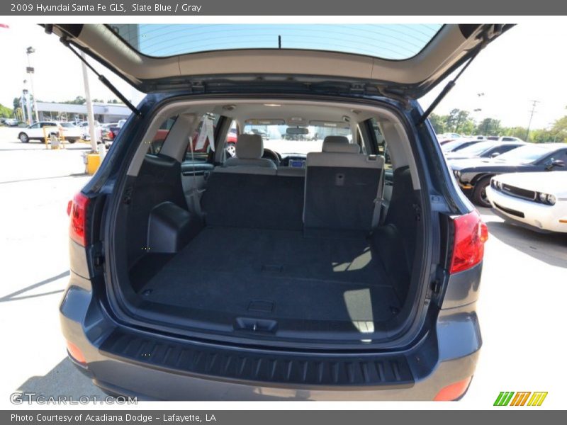 Slate Blue / Gray 2009 Hyundai Santa Fe GLS